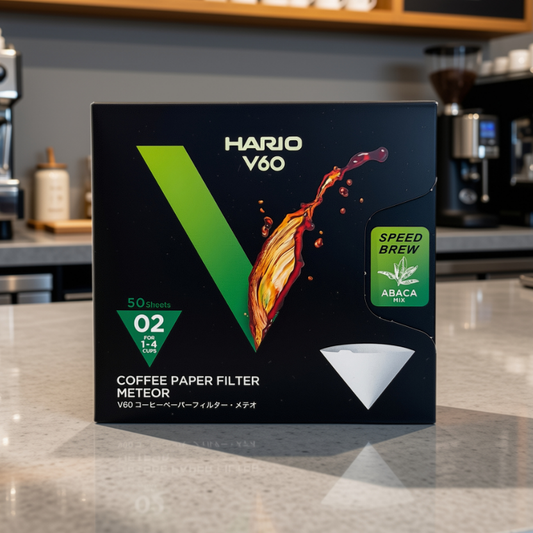 HARIO V60 コーヒーペーパーフィルター・メテオ 02 ｜ 50枚入り